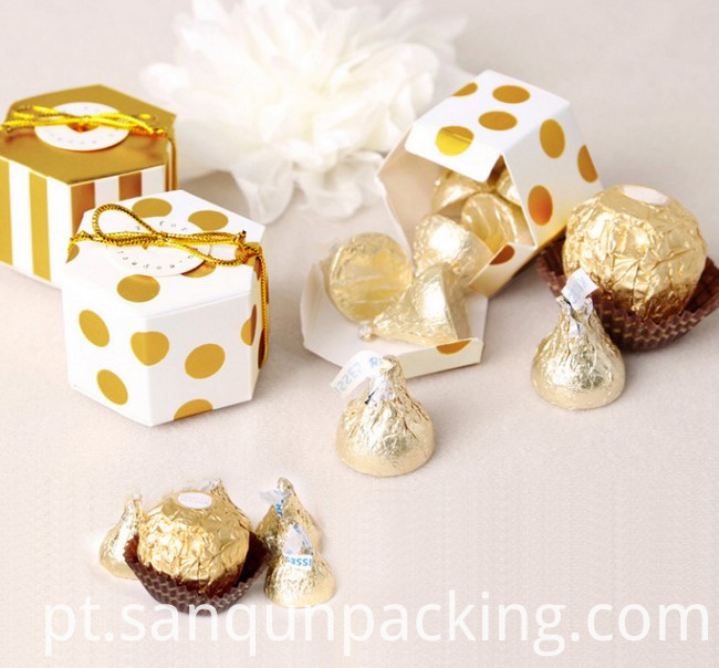 Caixa de doces em forma de octógono 1 Octagon Shaped Candy Box 1